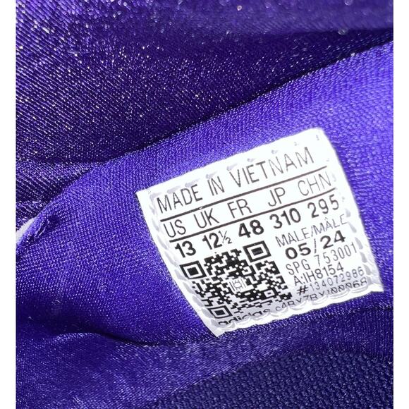 adidas Adizero Impact+ Baseball Swarovski Light Purple Cleats IH8154 Men's 13 - Picture 3 of 16